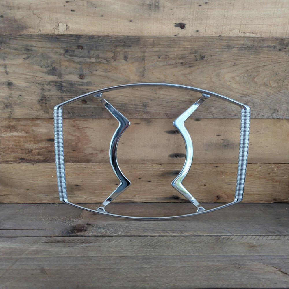 Vintage Corning Ware Metal Serving Cradle Trivet Large 13" P-10-M-1 1.5 QT